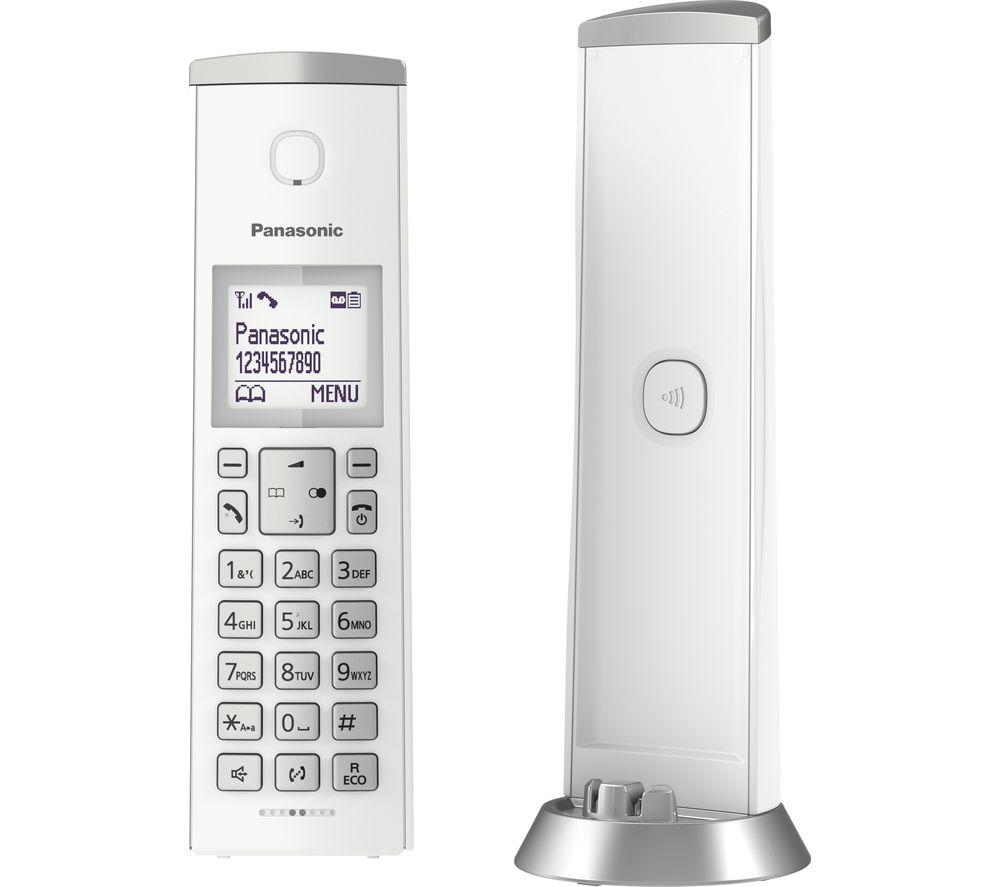 Buy PANASONIC KXTGK220EW Cordless Phone White Currys