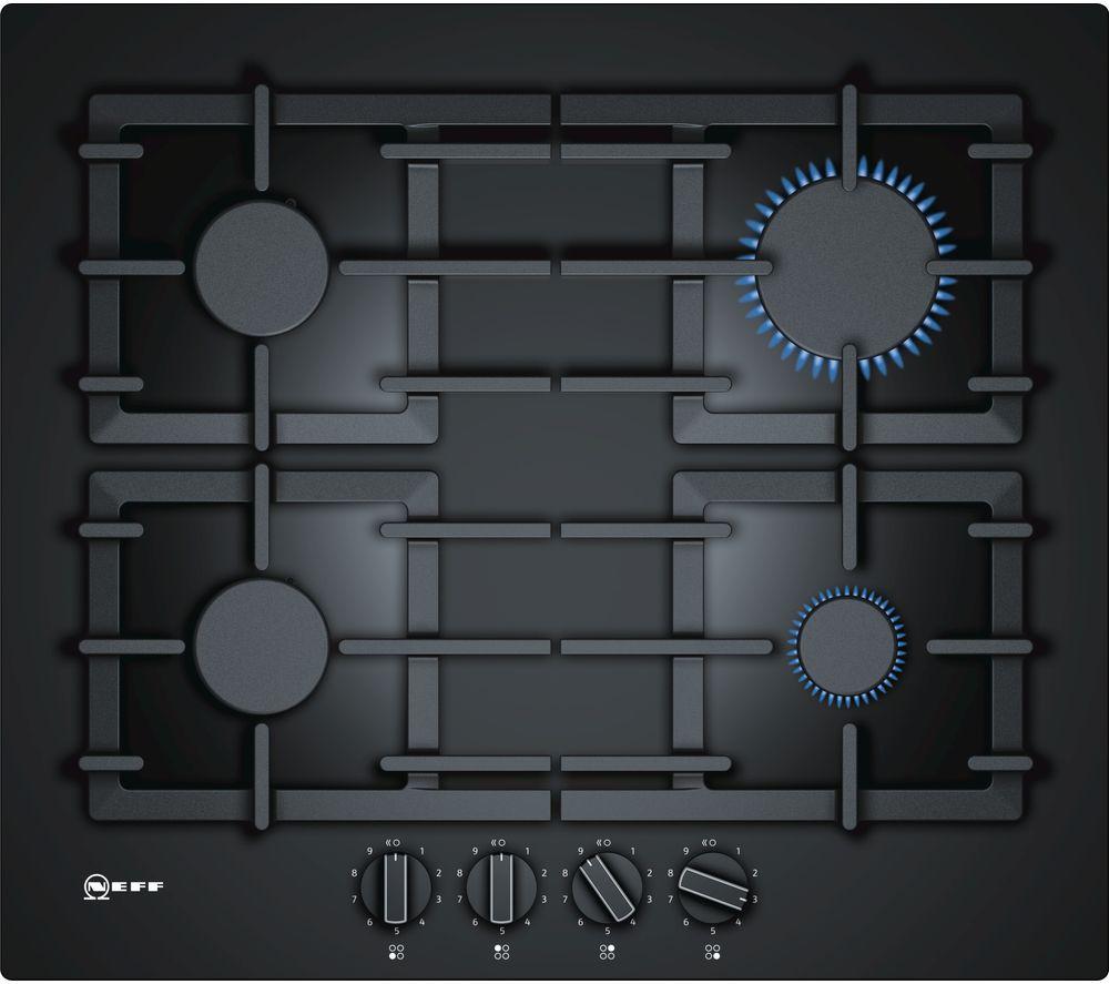 NEFF N70 T26CS49S0 59 cm Gas Hob - Black, Black thumbnail