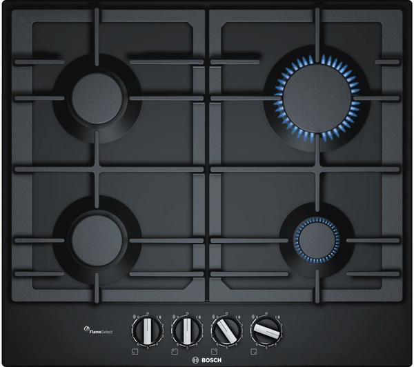 BOSCH Serie 6 PCP6A6B90 Gas Hob - Black image number 0