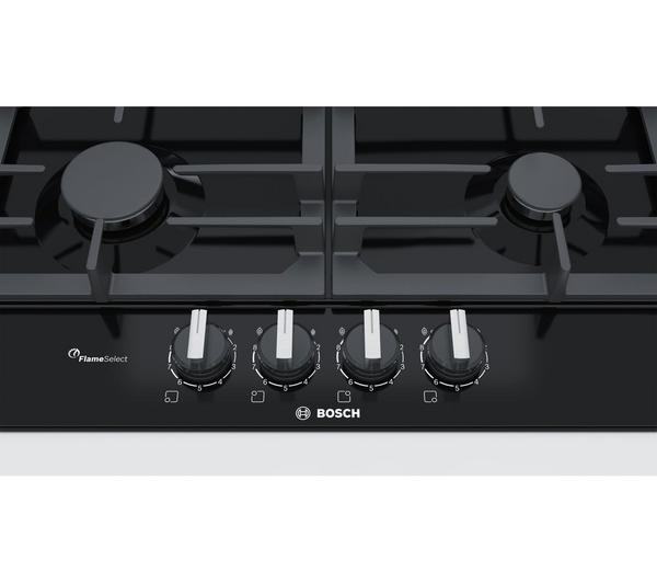 BOSCH Serie 6 PCP6A6B90 Gas Hob - Black image number 1