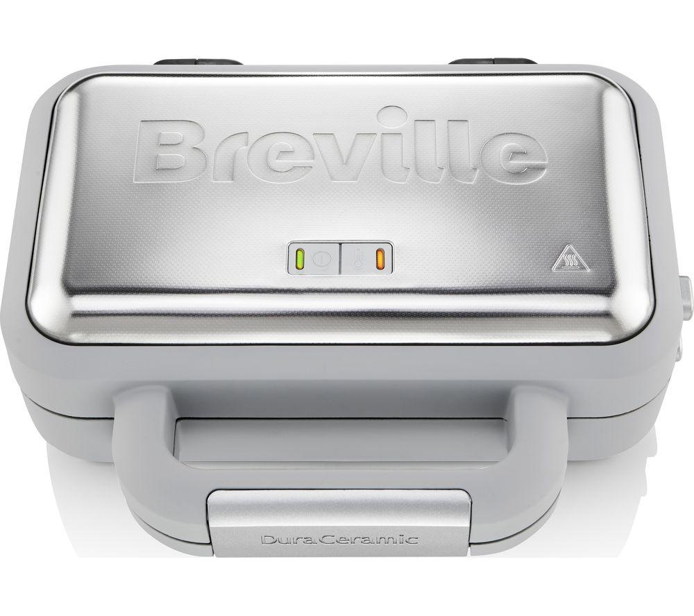BREVILLE VST072 Waffle Maker - Grey & Stainless Steel