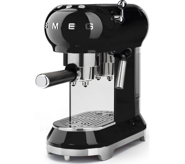 SMEG ECF01BLUK Coffee Machine - Black image number 0