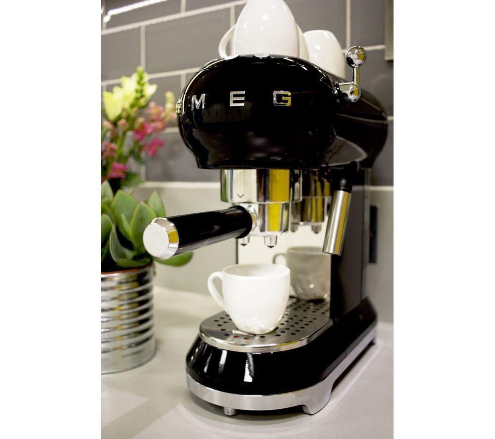 Buy SMEG ECF01BLUK Coffee Machine Black Currys