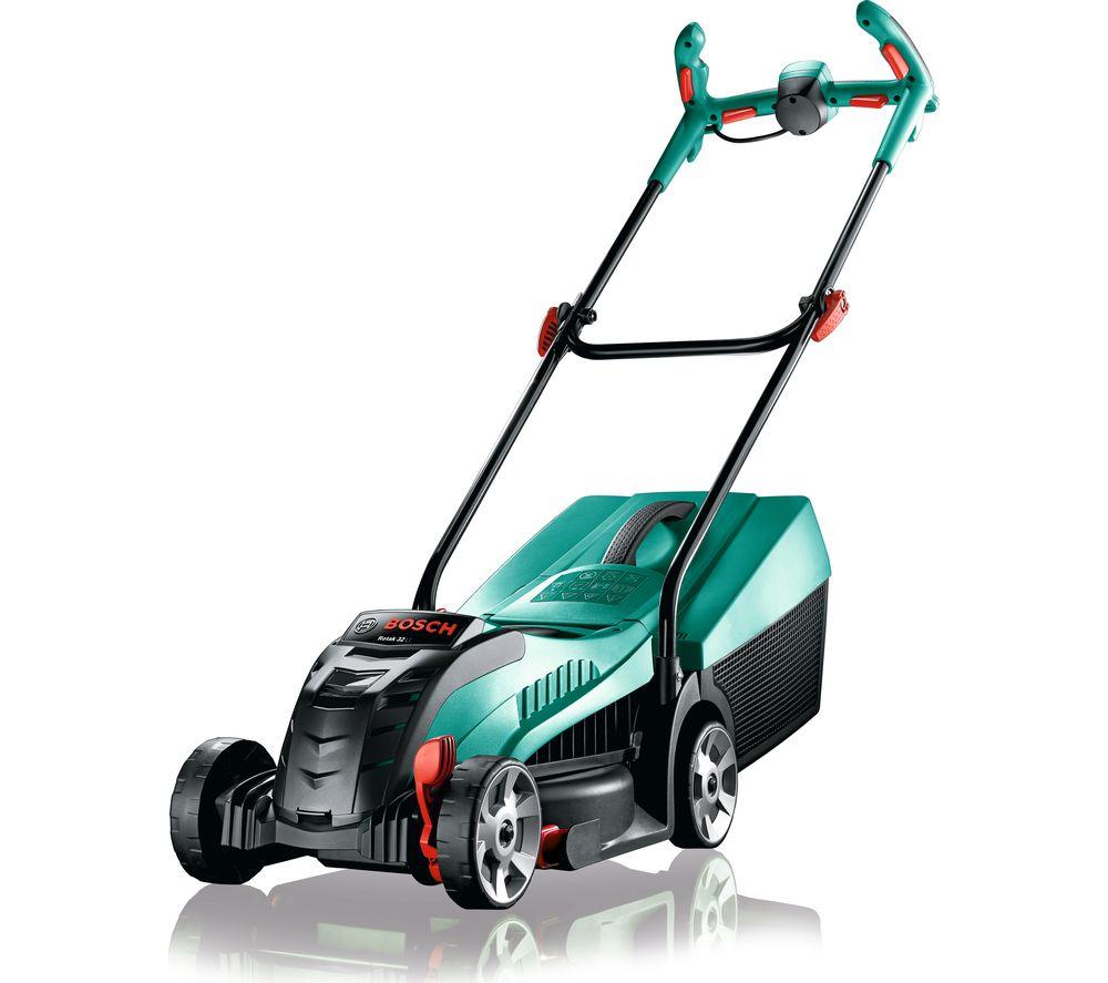 BOSCH Rotak 32 LI Cordless Rotary Lawn Mower Green