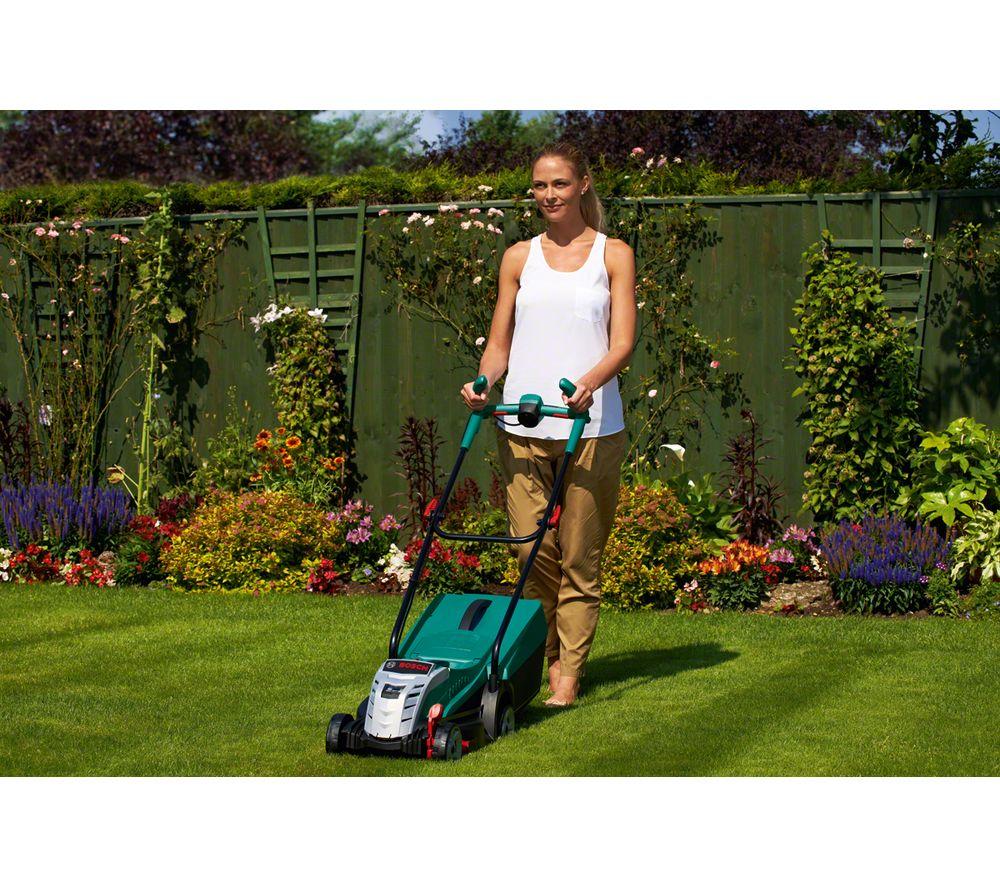 Cordless store rotary lawnmower