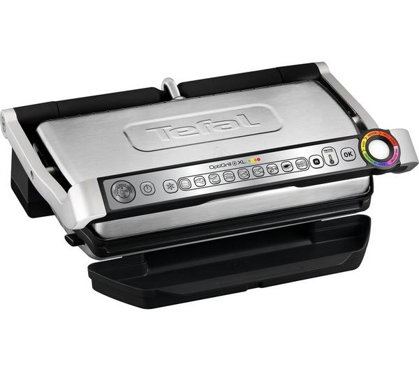 TEFAL Optigrill XL GC722D40 Grill - Stainless Steel & Black image number 1