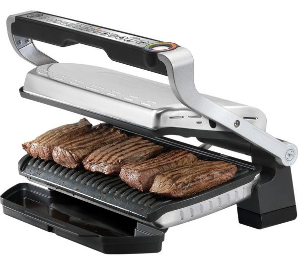 TEFAL Optigrill XL GC722D40 Grill - Stainless Steel & Black image number 6