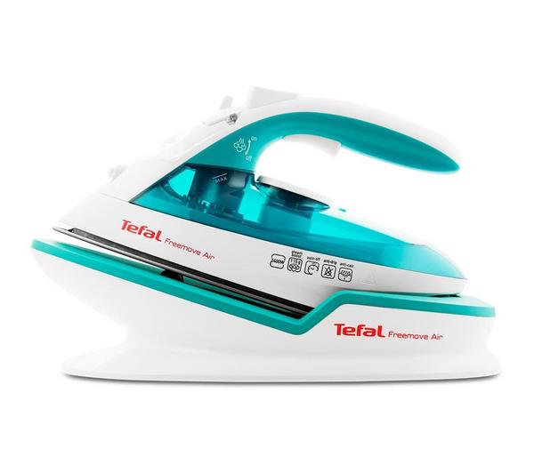 TEFAL Freemove Air FV6520G0 Cordless Steam Iron - Blue & White image number 7