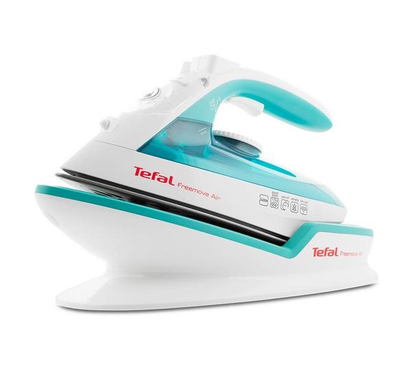 TEFAL Freemove Air FV6520G0 Cordless Steam Iron - Blue & White image number 10