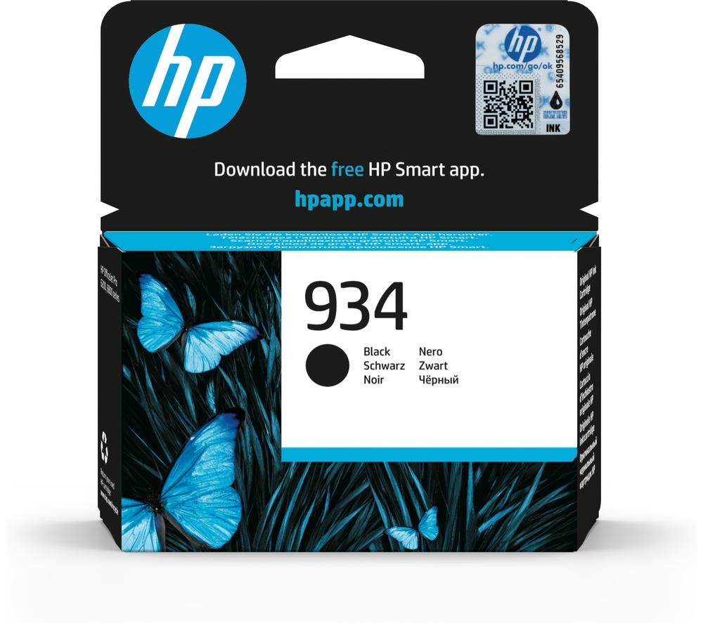 HP 934 Black Original Ink Cartridge, Black