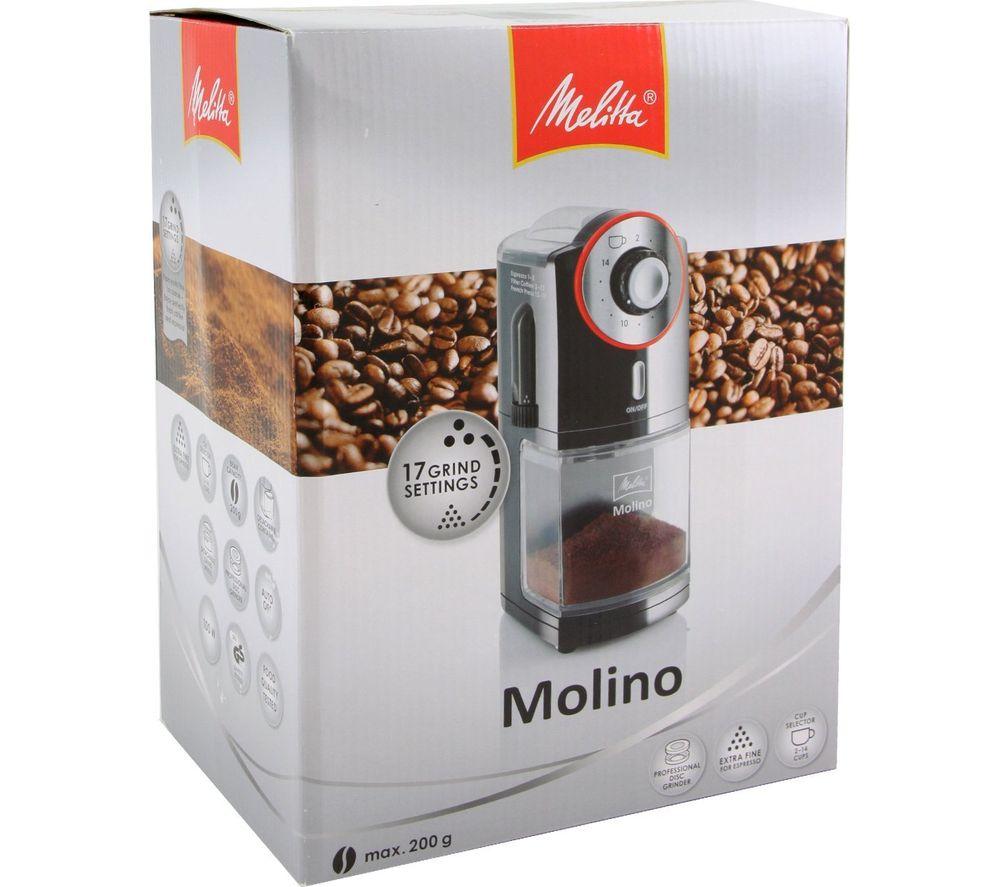 MELITTA Molino Electric Coffee Grinder - Black image number 5 of 7