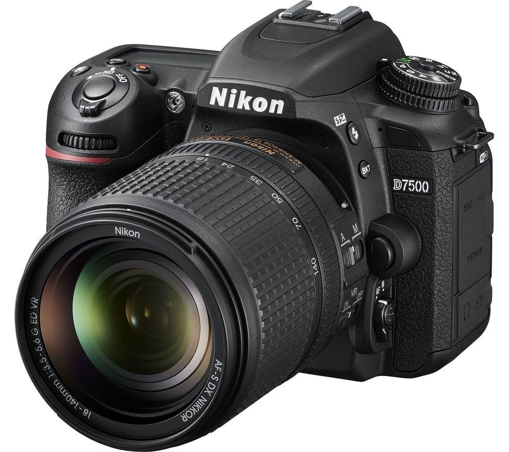 Click to view product details and reviews for Nikon D7500 Dslr Camera With Dx 18 140 Mm F 35 56g Ed Vr Lens Black.