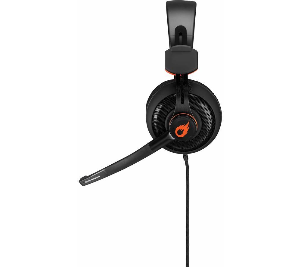 Image of ADX Firestorm A01 Gaming Headset - Black & Orange, Orange,Black
