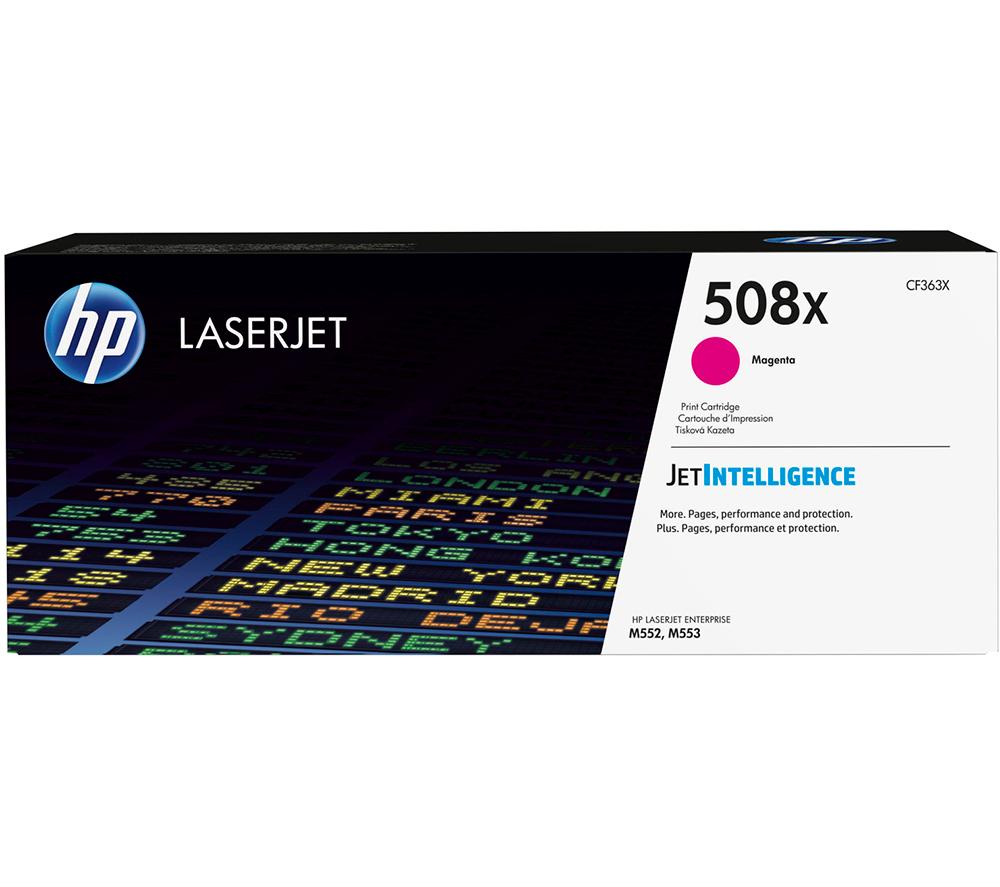 HP 508X High Yield Original LaserJet Magenta Toner Cartridge, Magenta