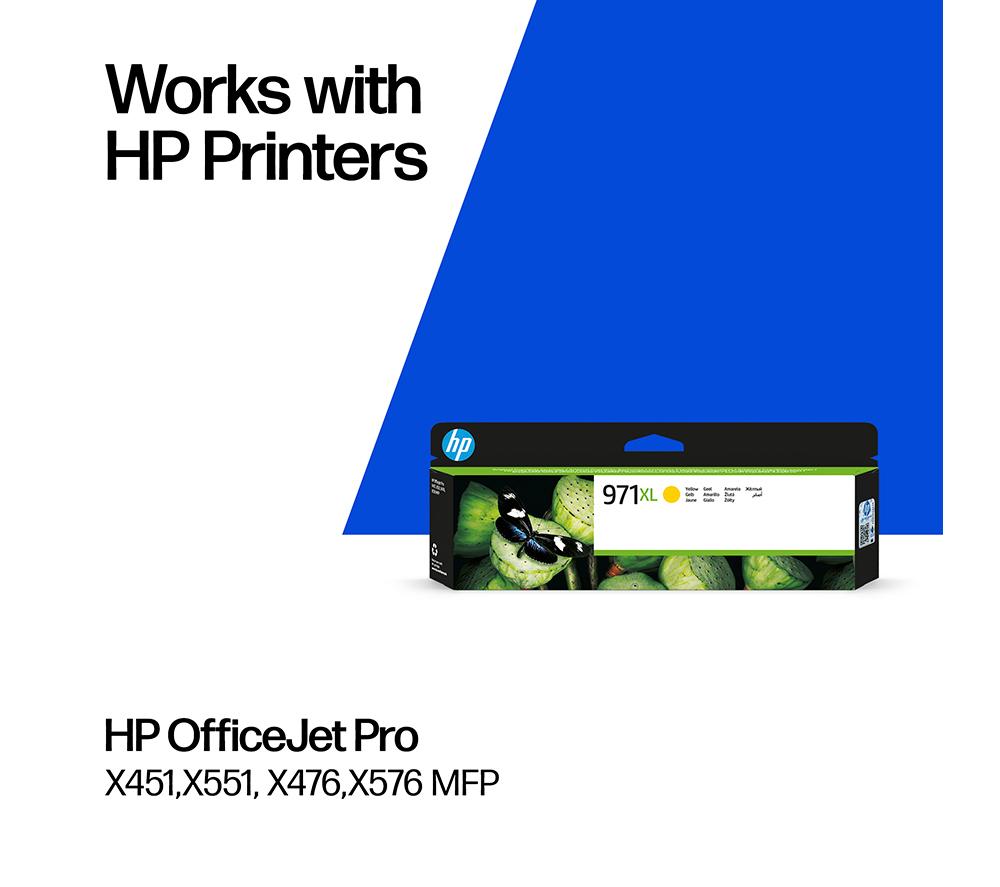 HP 971XL High Yield Original Yellow Ink Cartridge image number 2 of 11