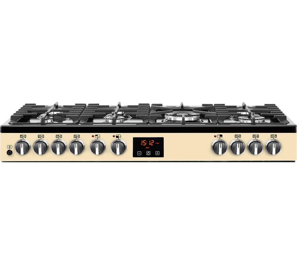BELLING Kensington 100DFT Dual Fuel Range Cooker - Cream & Chrome image number 6 of 6