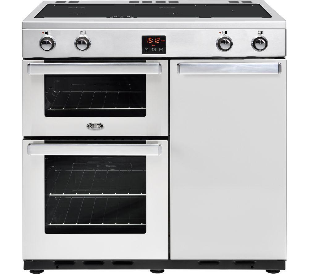 BELLING Gourmet 90Ei Professional Electric Induction Range Cooker - Stainless Steel, Stainless Steel
