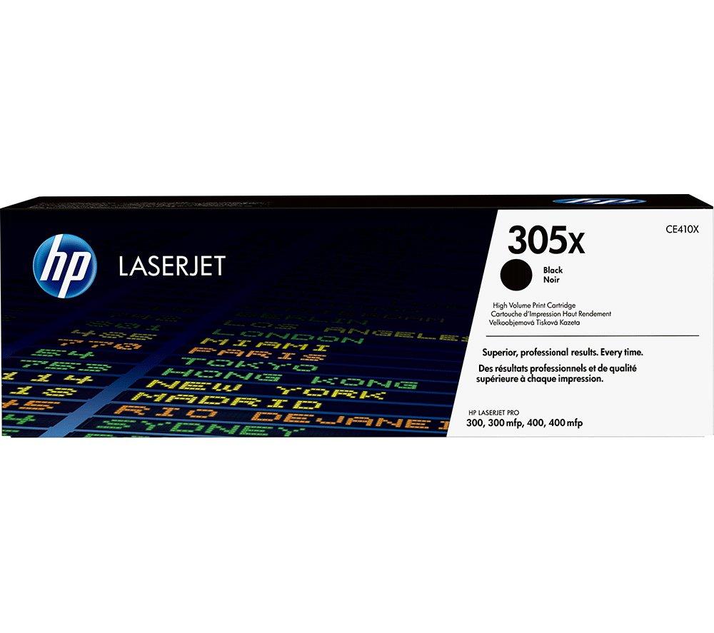 HP 305X High Yield Original LaserJet Black Toner Cartridge, Black