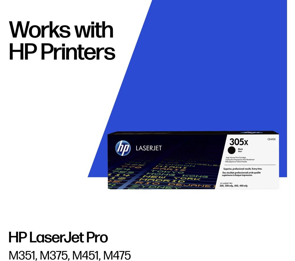 HP 305X High Yield Original LaserJet Black Toner Cartridge image number 2 of 12