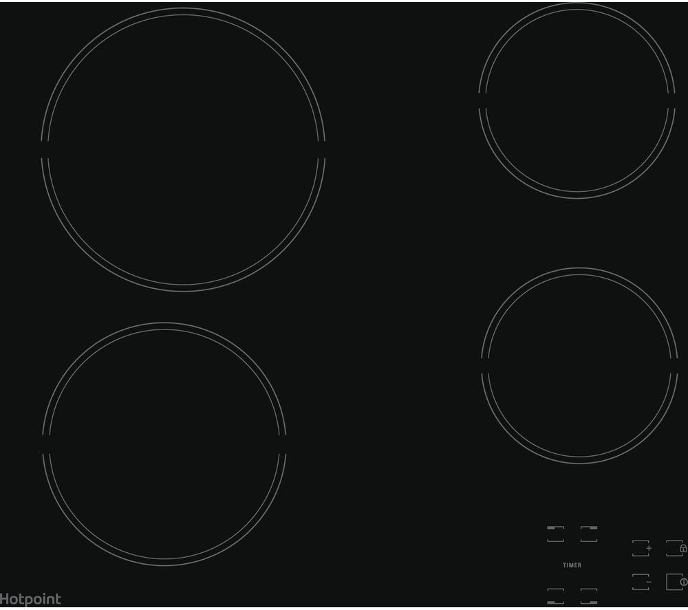 HOTPOINT HR 651 C H 58 cm Electric Ceramic Hob - Black
