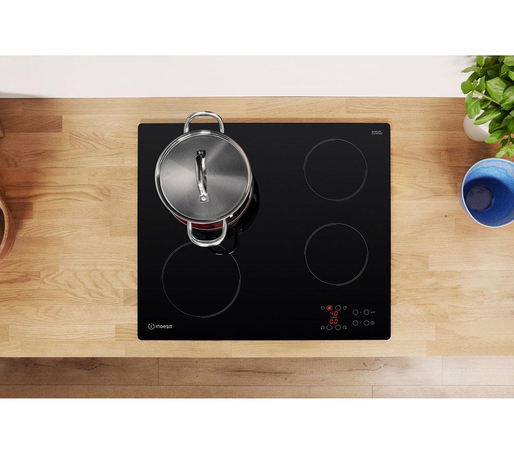 INDESIT RI 161 C Hob Electric Ceramic Hob - Black, Black