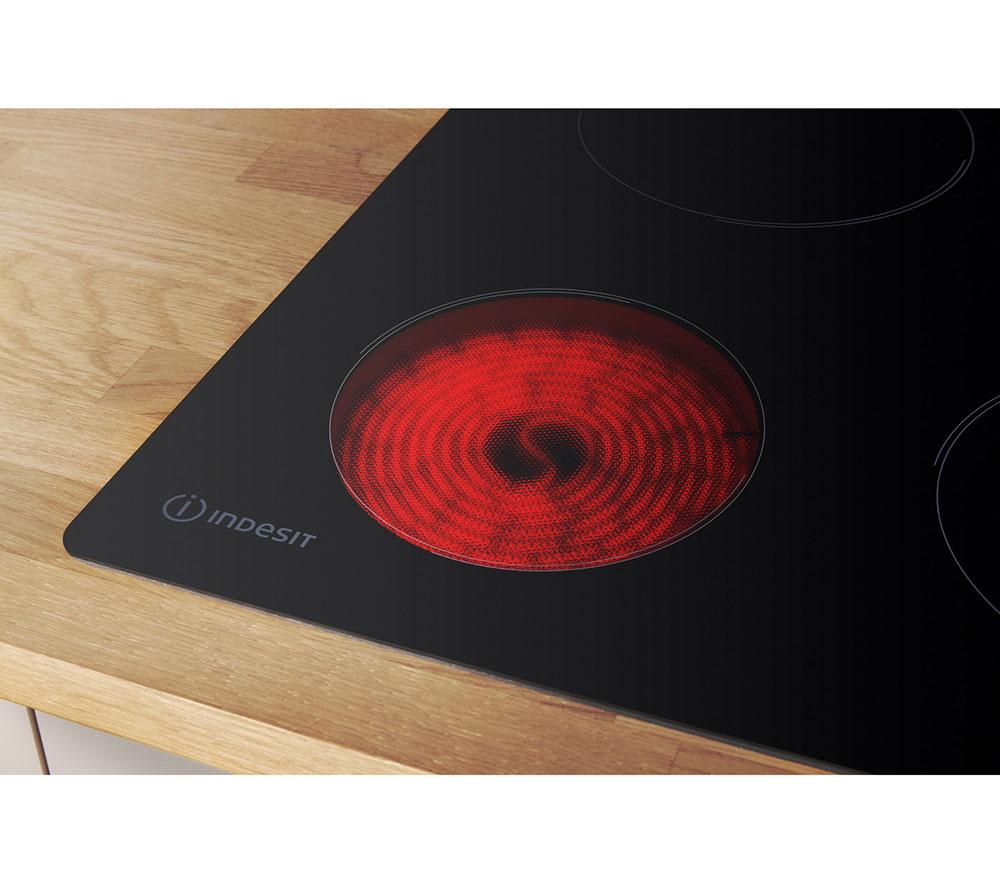 INDESIT RI 161 C 58 cm Hob Electric Ceramic Hob - Black image number 4 of 7