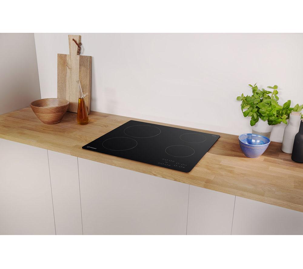 INDESIT RI 161 C 58 cm Hob Electric Ceramic Hob - Black image number 6 of 7