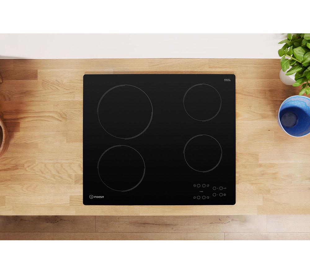 INDESIT RI 161 C 58 cm Hob Electric Ceramic Hob - Black image number 7 of 7