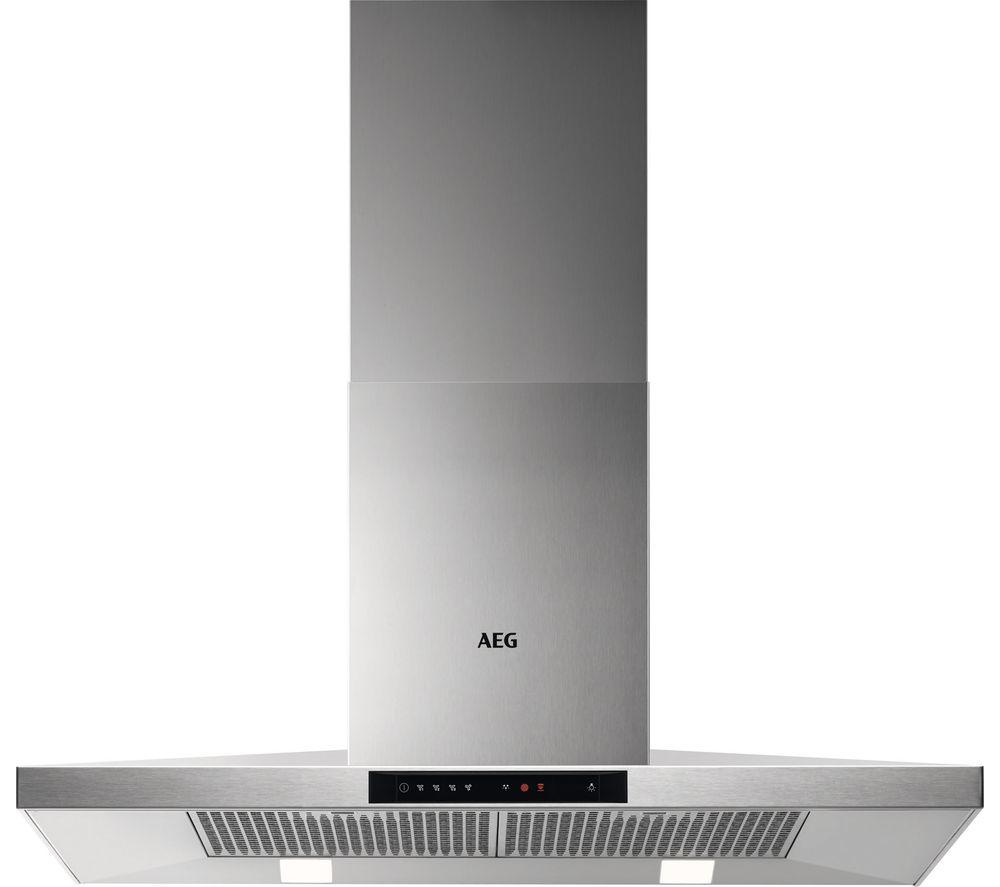 Image of AEG DKB5960HM Chimney Cooker Hood - Stainless Steel, Stainless Steel