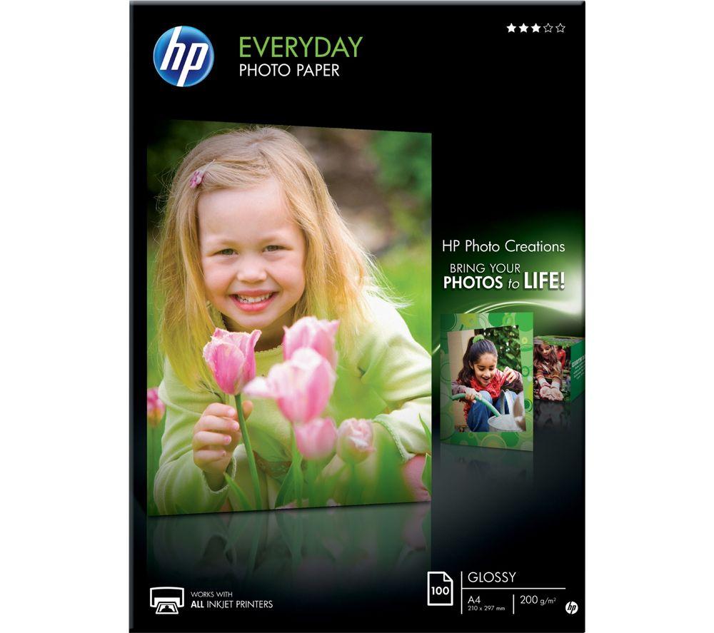 Image of HP A4 Photo Paper - 100 sheets