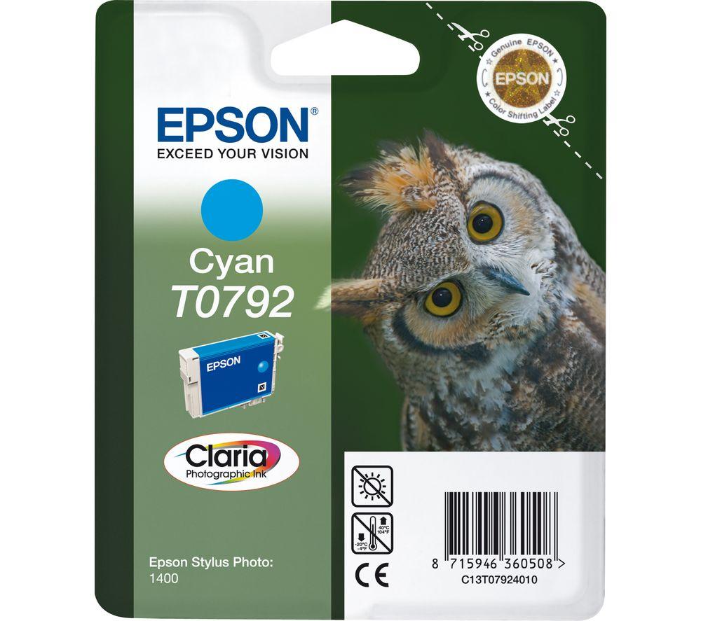 Epson T0792 Owl Cyan Ink Cartridge review