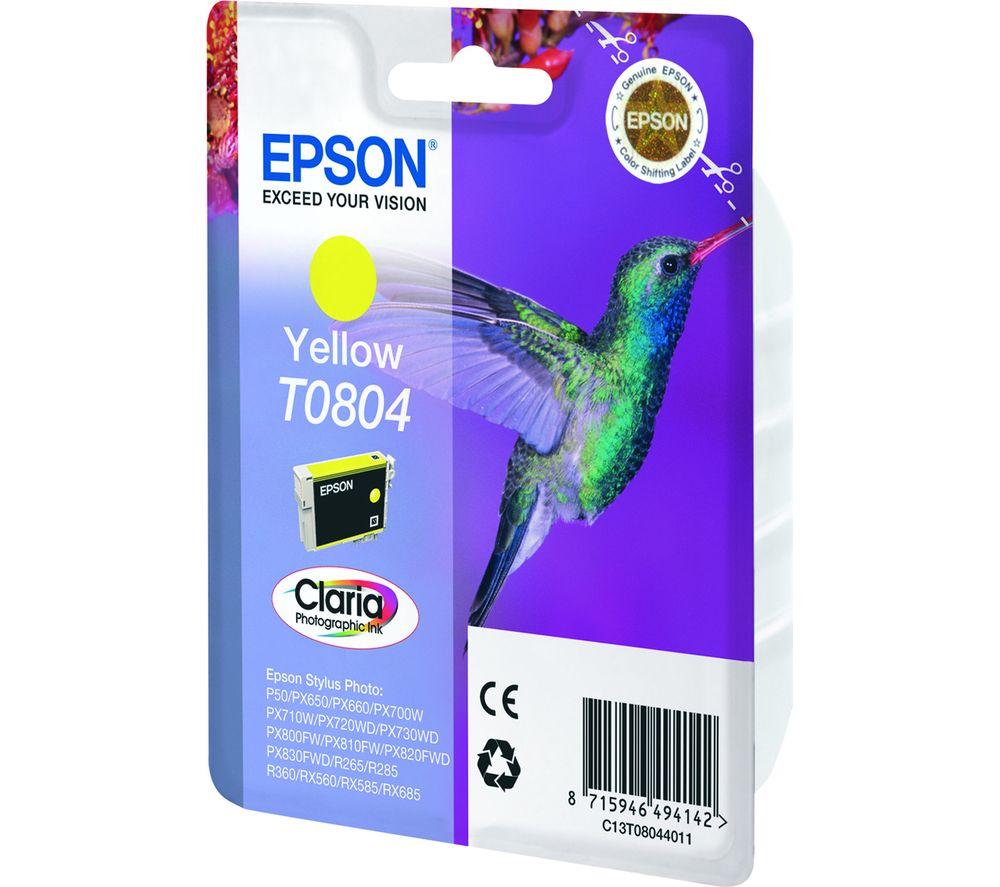 Click to view product details and reviews for Epson T0804 Hummingbird Yellow Ink Cartridge Yellow.