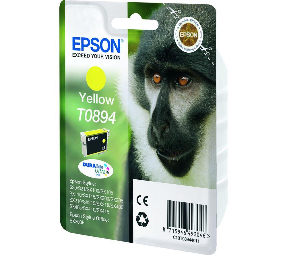 Click to view product details and reviews for Epson Monkey T0894 Yellow Ink Cartridge Yellow.