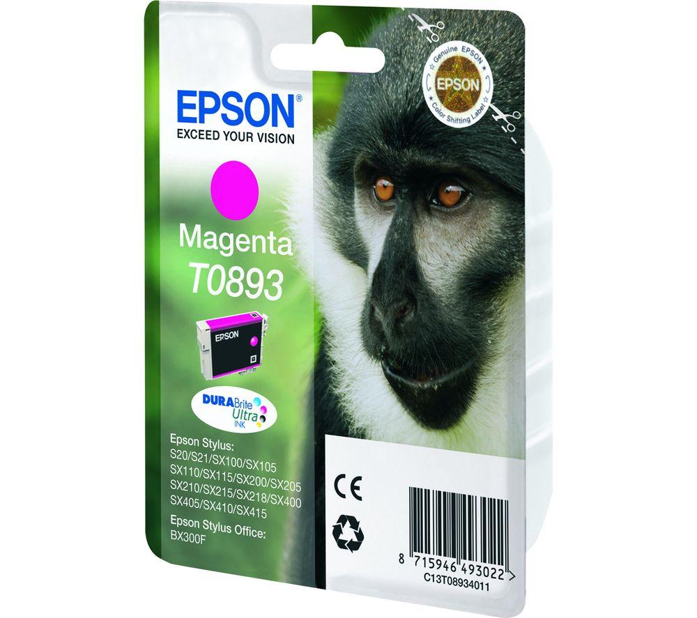Click to view product details and reviews for Epson Monkey T0893 Magenta Ink Cartridge Magenta.