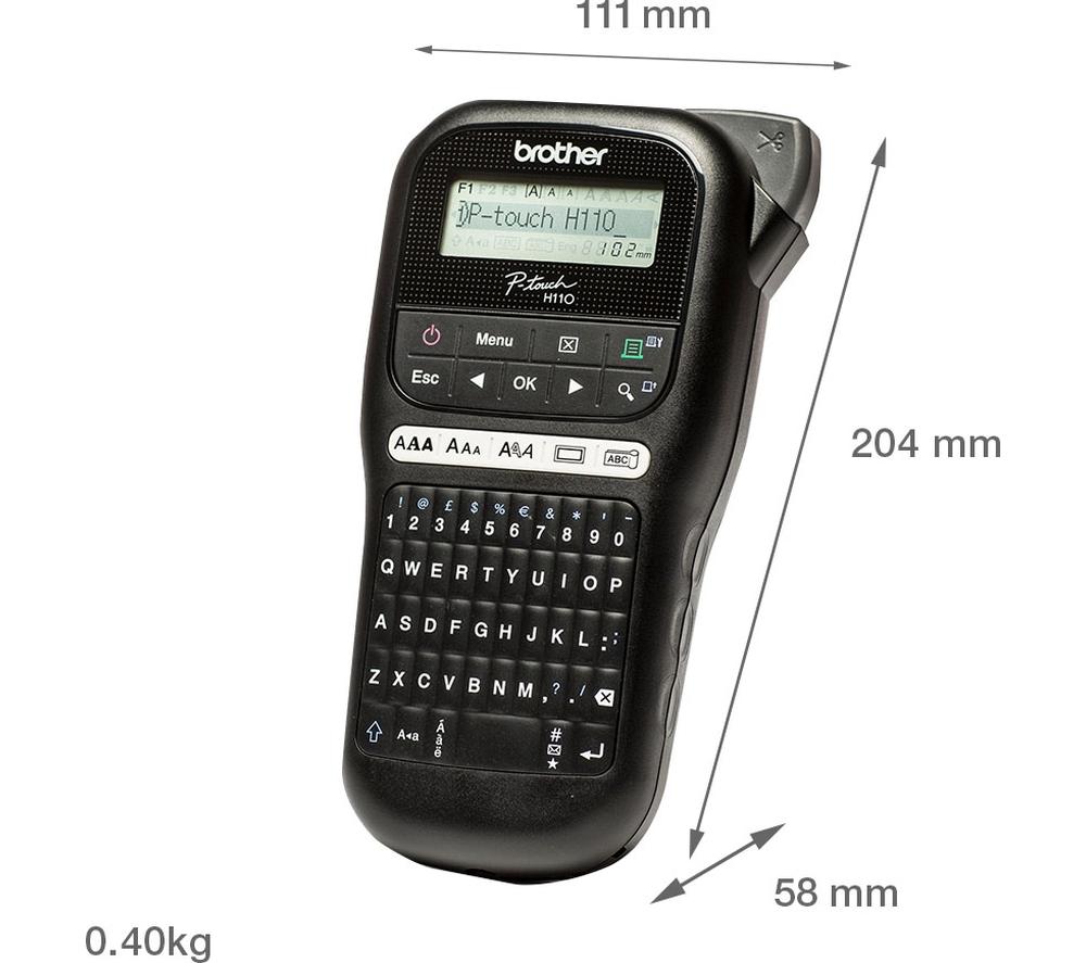 BROTHER PTH110 Label Maker image number 3 of 7