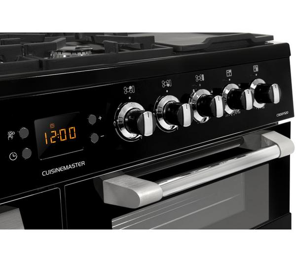 LEISURE Cuisinemaster CS100F520K Dual Fuel Range Cooker - Black image number 4