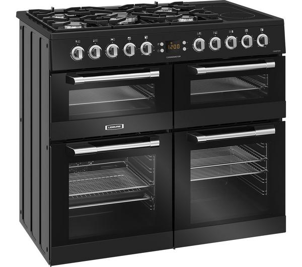 LEISURE Cuisinemaster CS100F520K Dual Fuel Range Cooker - Black image number 5