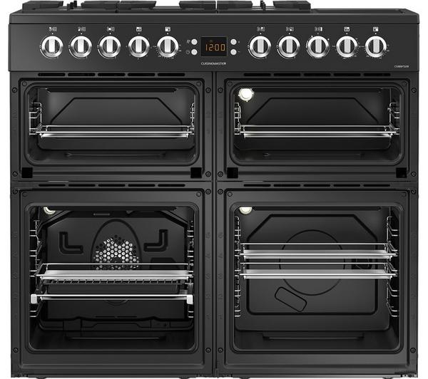 LEISURE Cuisinemaster CS100F520K Dual Fuel Range Cooker - Black image number 9