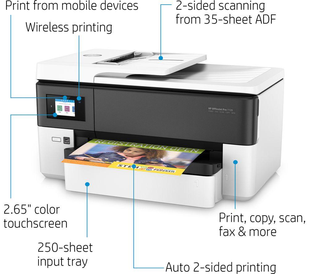 HP Officejet Pro 7720 Wide Format All-in-One Imprimante