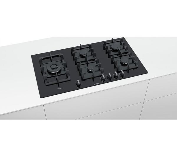 BOSCH Serie 6 PPS9A6B90 Gas Hob - Black image number 1