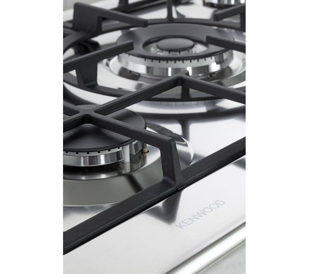 KENWOOD KHG705SS 75 cm Gas Hob - Stainless Steel image number 2 of 14