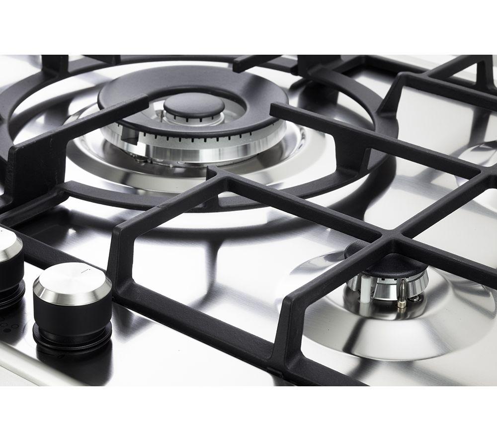 KENWOOD KHG705SS 75 cm Gas Hob - Stainless Steel image number 3 of 14
