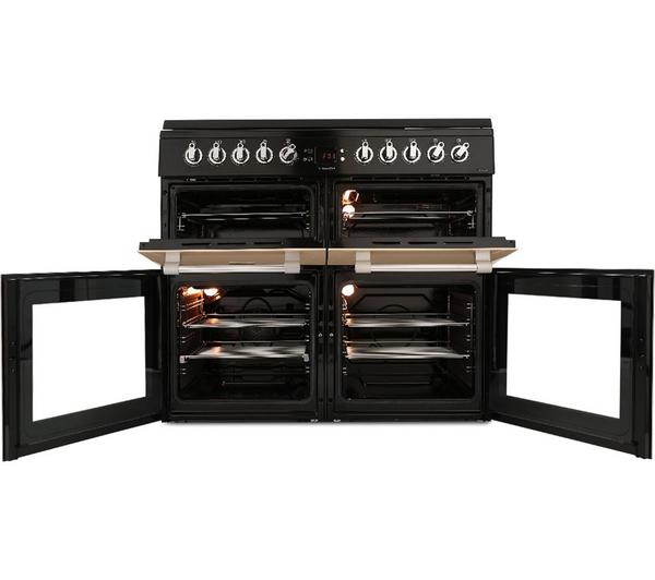 LEISURE Chefmaster CC100F521C 100 cm Dual Fuel Range Cooker - Cream & Black image number 1