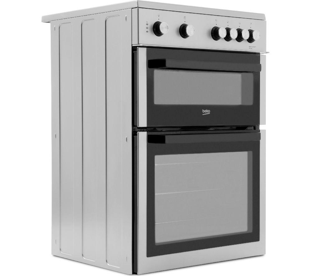 BEKO XTC611S 60 cm Electric Cooker - Silver, Silver/Grey