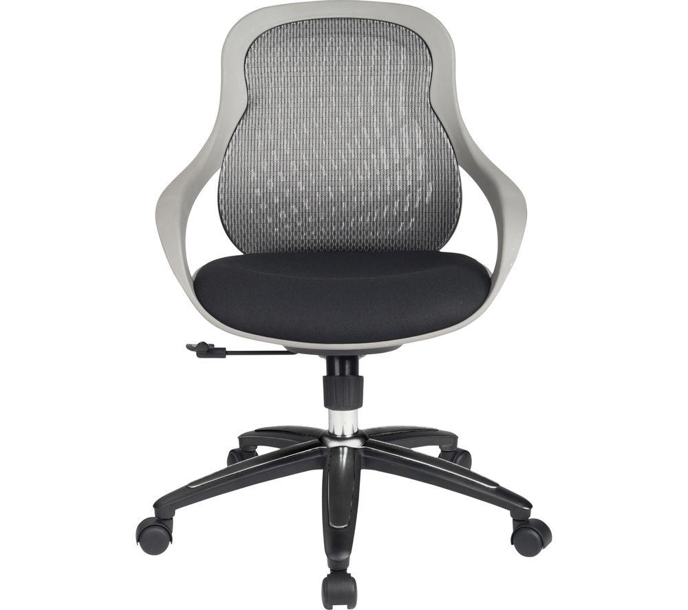 Image of Alphason Croft Mesh Tilting Operator Chair - Grey