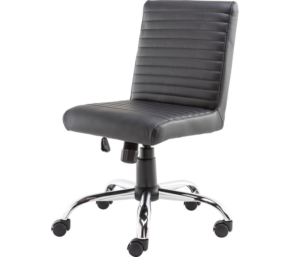 Image of ALPHASON Lane Leather-look Operator Chair - Black