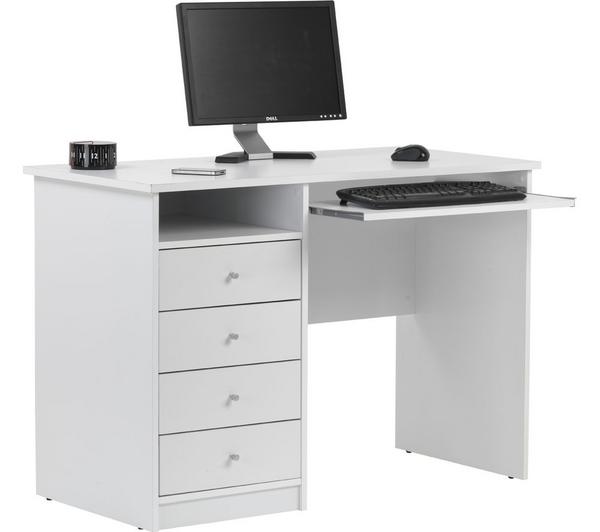 ALPHASON Marymount AW22813-WH Desk - White image number 1