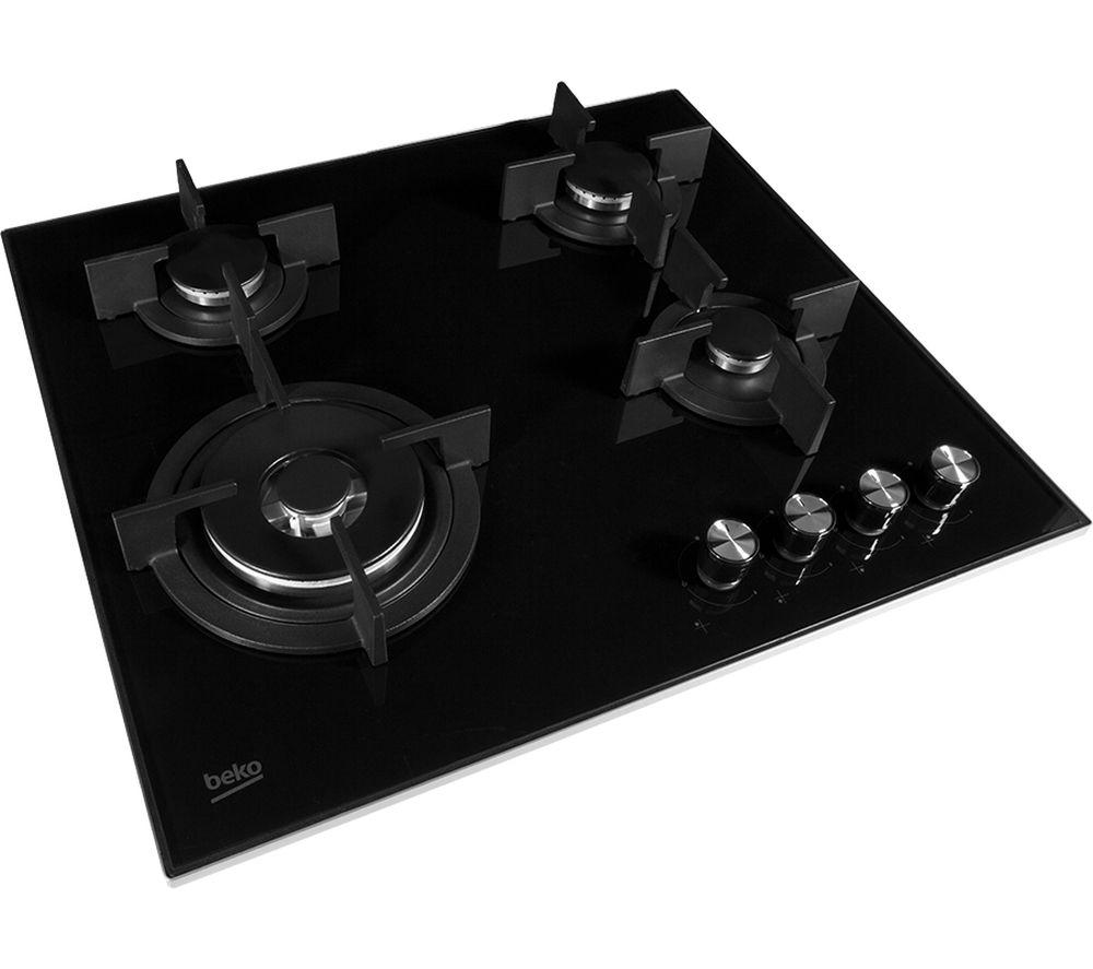 BEKO Pro HCLW64222S 59 cm Gas Hob - Black image number 3 of 19