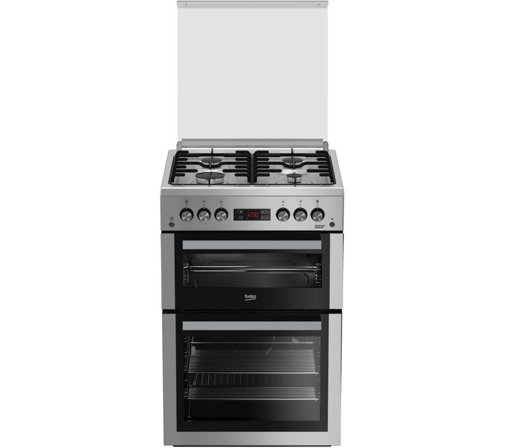 BEKO Pro XDVG675NTS 60 cm Gas Cooker - Silver, Silver/Grey thumbnail