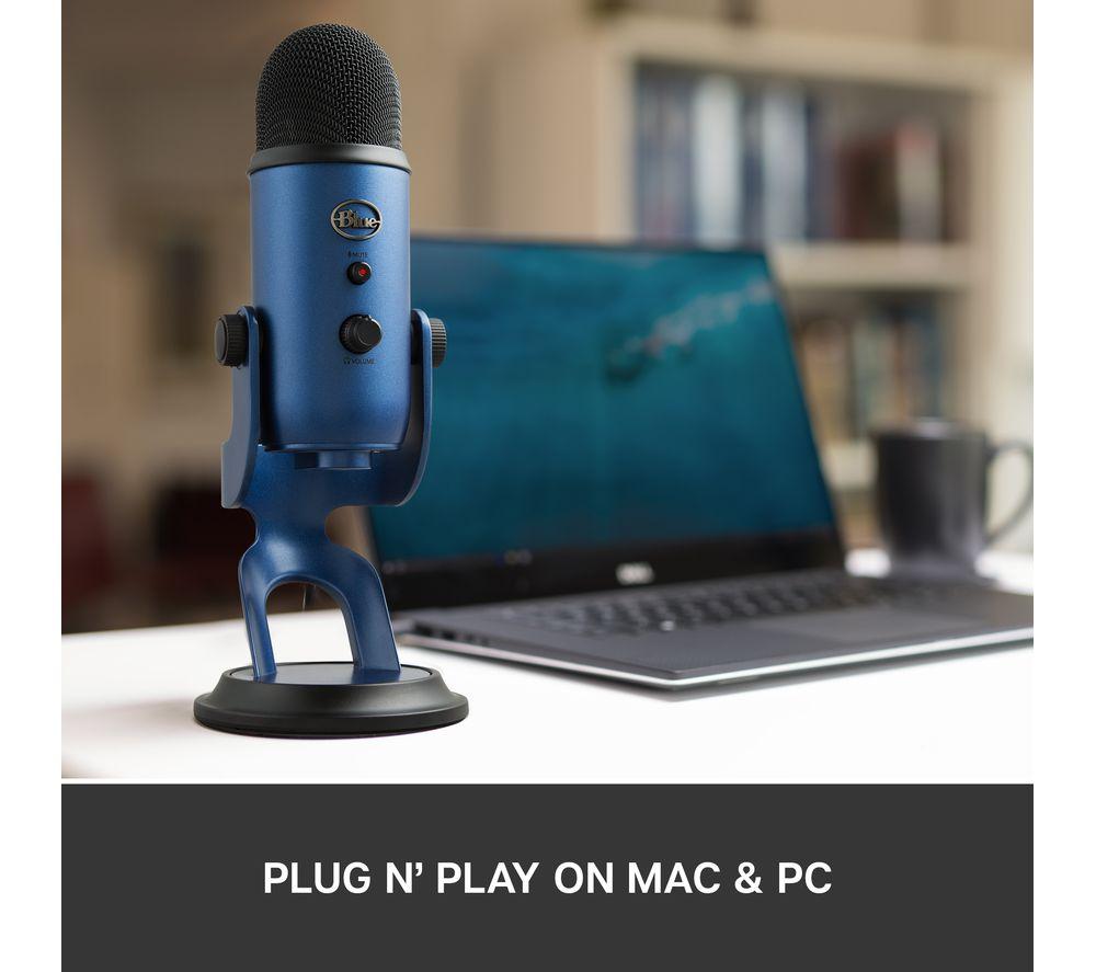 YETI USB Streaming Microphone - Midnight Blue image number 9 of 27